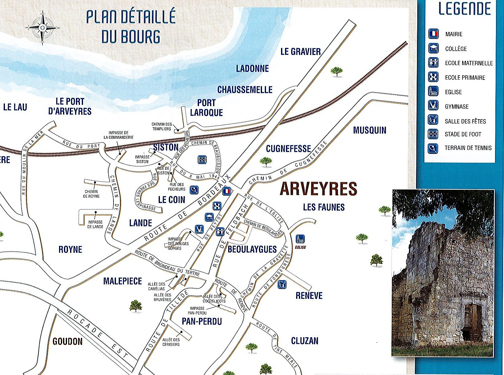 La commune Arveyres