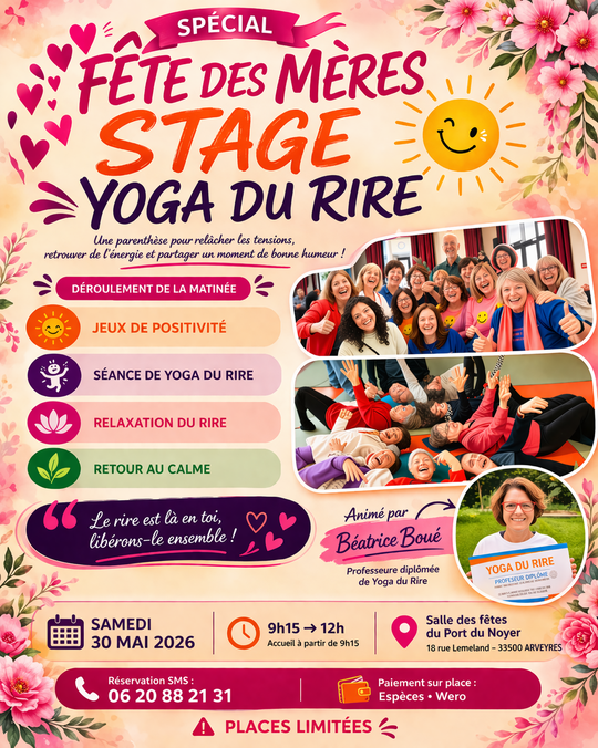 super stage yoga du rire samedi 30 mai 2026